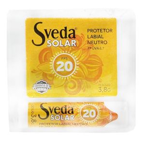 SVEDA SOLAR STICK PROTETOR LABIAL FPS20 3.8 G x 1