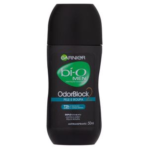BI-O ODORBLOCK 2 ROLLON PELE/ROUPA MASCULINO 50 ML x 1