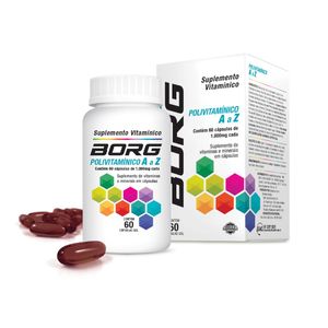 Borg Polivitamínico A a Z C/ 60 Caps Gel