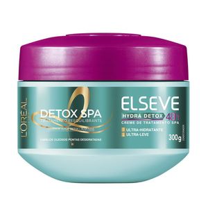 ELSEVE CREME DE TRATAMENTO CAPILAR HYDRA DETOX 48H SPA 300 G x 1