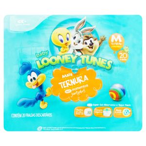 LOONEY TUNES FRALDA JUMBINHO TAMANHO M x 20