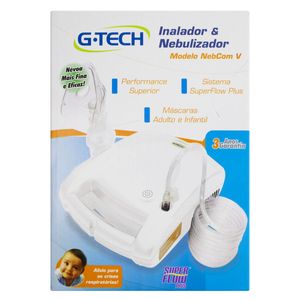 Inalador e Nebulizador G-Tech Nebcom V