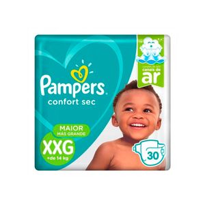 PAMPERS FRALDA CONFORT SEC MEGA XXG x 30