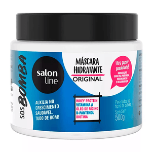 SALON LINE MASCARA CAPILAR SOS BOMBA VITAMINA 500 G x 1
