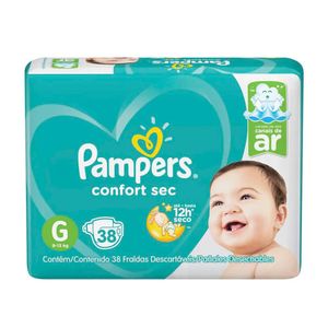 PAMPERS FRALDA CONFORT SEC MEGA G x 38