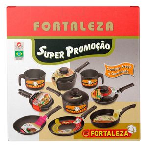 Kit Forma E Assadeira Black Antiaderente Fortaleza Super Promoção 42 Unidades