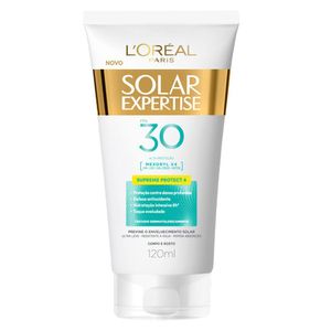 SOLAR EXPERTISE CREME PROTETOR SOLAR SUPREME PROTECT 4 FPS 30 120 ML x 1