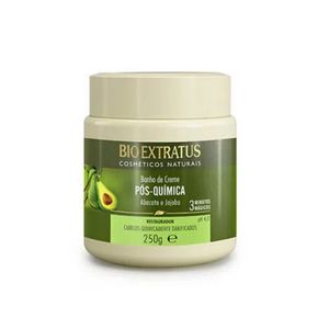 BIO EXTRATUS MASCARA BANHO DE CREME RESTAURACAO POS QUIMICA ABACATE JOJOBA 250 G x 1