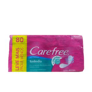 CAREFREE ABSORVENTE PROTETOR DIARIO ORIGINAL SEM PERFUME LEVE 80 PAGUE 60 x 80