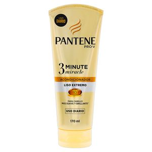 PANTENE COND CONDICIONADOR 3 MINUTOS LISO EXTREMO 170 ML x 1