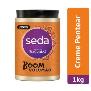 SEDA CREME PENTEAR CREME SEM ENXAGUE BOOM VOLUMAO 1 KG x 1
