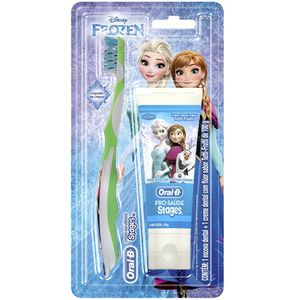 ORAL-B STAGES 4 KIT ESCOVA DENTAL STAGE 4 +CREME DENTAL FROZEN 75ML x 1