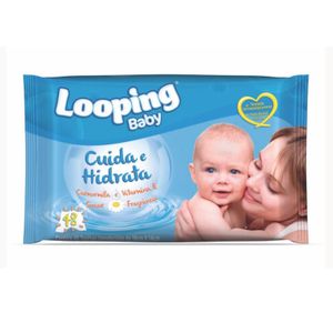 LOOPING LENCOS UMEDECIDOS CUIDA E HIDRATA x 50