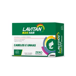 Polivitaminico Lavitan Cabelos e Unhas 60 capsulas