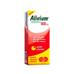 ALIVIUM CAPSULAS GEL 400MG x 8