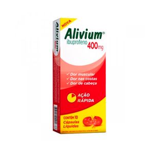 ALIVIUM CAPSULAS GEL 400MG x 10