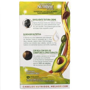 NUTRISSE KIT RENOVACAO COLORACAO CREME 210 PRETO AZUL CAFE AZULADO 125 G x 1