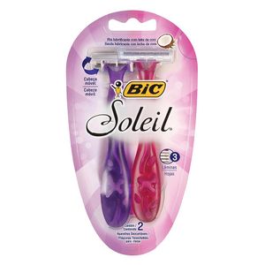 Aparelho Descartável Para Barbear Bic Soleil 2 Unidades