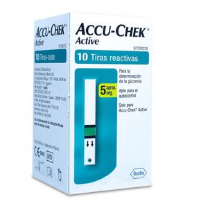 ACCU-CHEK ACTIVE TIRAS TESTE x 10