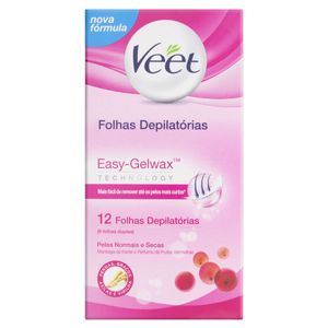 VEET CERA FRIA PELE NORMAL x 12