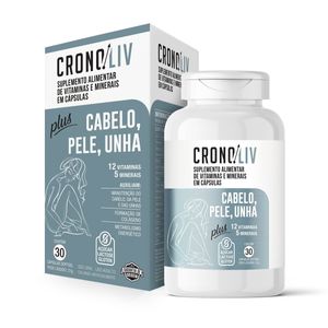 Cronoliv Plus Cabelo, Pele e Unha C/ 30 Caps Softgel