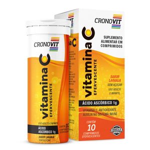 Cronovit Vitamina C 1G C/ 10 Comp Efervescentes