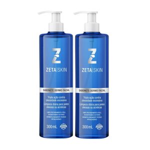 Kit Sabonete Líquido Zeta Skin 300 ml C/ 2 Unidades