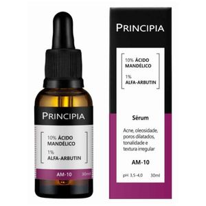 SERUM 10% ACIDO MANDELICO + ALFA-ARBUTIN PRINCIPIA SKINCARE AM-10 COM 30ML