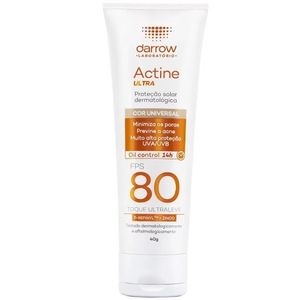PROTETOR SOLAR FACIAL ACTINE ULTRA COR UNIVERSAL FPS80 COM 40G