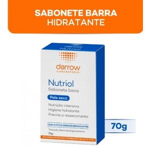 SABONETE EM BARRA DARROW NUTRIOL PELE SECA ROSTO E CORPO 70G