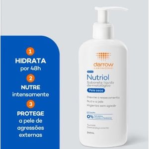 SABONETE LIQUIDO FACIAL DARROW NUTRIOL PELE SECA 240ML