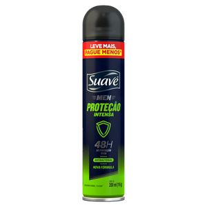 Antitranspirante Aerossol Protecao Intensa Suave Men 200ml Leve Mais Pague Menos