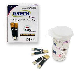 Tira Teste G-tech Free1 50 Tiras