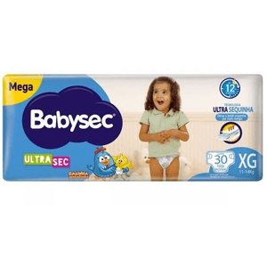 Fralda Babysec Ultra Mega Tamanho XG c/ 30 un