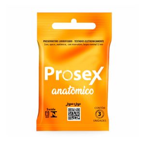 PROSEX SACHE PRESERVATIVO LUBRIFICADO ANATOMICO x 3