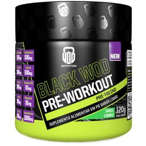 Pre-Workout Black Wod Limao 120G