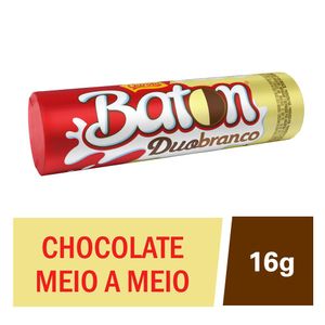 GAROTO CHOCOLATE BATON DUO BRANCO 16 G x 1