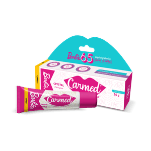 Hidratante Labial Barbie Crystal Carmed 10g