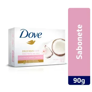 DOVE SABONETE SABONETE DELICIUS CARE LEITE COCO E PETALAS DE JASMIM 90G 90 G x 1
