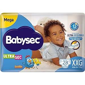 Fralda Babysec Ultra Mega Tamanho XXG c/ 28 un