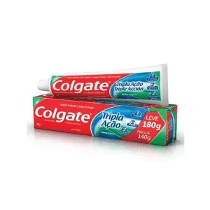 Creme Dental Colgate Tripla Acao Leve 180g Pague 140g