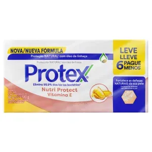 Sabonete em Barra Protex Vitamina E 85g 6 unidades