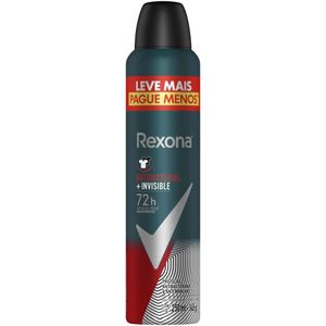 Desodorante Antitranspirante Rexona Aerosol Antibacterial Invisible 72h 250ml