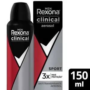Desodorante Antitranspirante Rexona Clinical Aerosol Sport 150ml