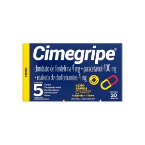 Cimegripe 20 Capsulas