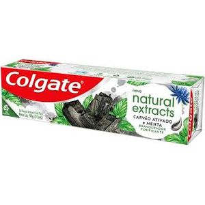 Creme Dental Colgate Natural Extracts Carvao Ativado e Menta 140g
