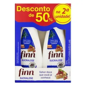 Adocante Liquido Finn Sucralose 2 Unidades De 65ml Cada