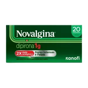 Novalgina 1g 20 Comprimidos