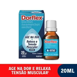 Analgesico E Relaxante Muscular Dorflex Gotas 20ml