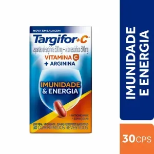 Vitamina C + Arginina Targifor+C 500mg 30 comprimidos